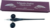 Glazen dip pen set, Glazen pen, kalligrafie-pen voor kunst, schilderen, wenskaarten, handtekeningen, kalligrafie, kleur zwart