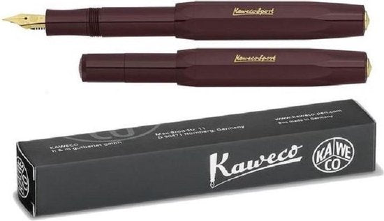 Kaweco Classic Sport - 1 Vulpen - Fine punt - Burgundy