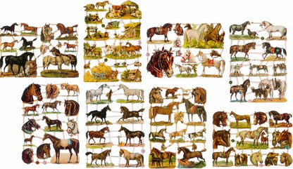 Poëzieplaatjes - 8 vellen - plaatjes - hobby - creatief - decoupage - knutselen - scrapboek