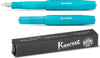 Kaweco - FROSTED SPORT BLUE BERRY Fountain Pen - Medium - Oktogonal Clip Chrome - Doosje Vullingen