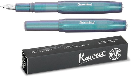 Kaweco LUNAR SPORT - VULPEN - Fountain Pen - Shadow Blue - (EXTRA BREED) BB