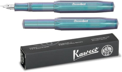Kaweco LUNAR SPORT - VULPEN - Fountain Pen - Shadow Blue - (EXTRA BREED) BB