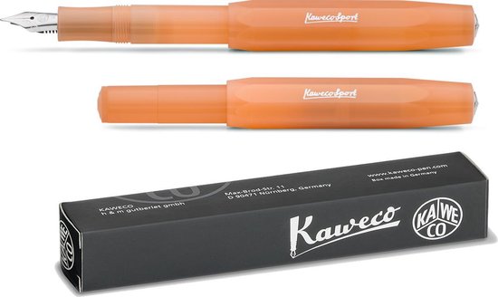 Kaweco Vulpen Frosted Sport Soft Mandarin - Extra Fine