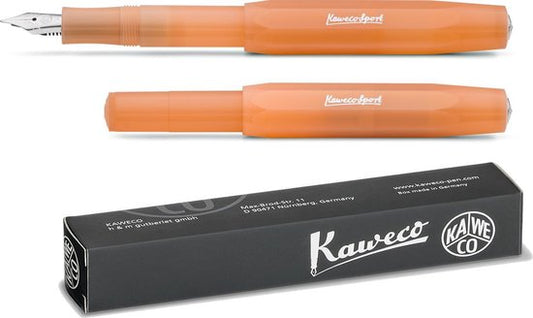 Kaweco Vulpen Frosted Sport Soft Mandarin - Extra Fine
