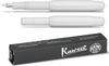Kaweco - Vulpen Sport Skyline Wit Fountain Pen - Fine - Oktogonal Clip Chrome - doosje vullingen