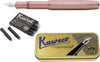 Kaweco Cadeauset Vulpen AL Sport Rose Gold Vulpen in vintage blik - Fijn