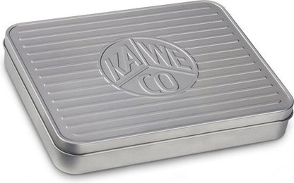 Kaweco - Cadeauset - Vulpen Extra BREED Student 50'S Blues - Balpen Student - Blauw Ivory - Gratis Lederen Etui - Gratis Cadeaubox - Vullingen Blauw