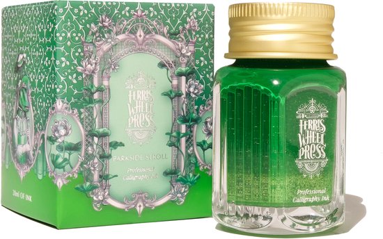 Ferris Wheel - Calligraphy inkt - 28ml - Parkside Stroll - Weelderig groen