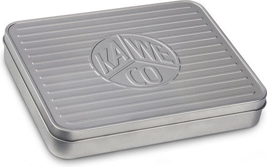 Kaweco - Cadeauset - Vulpen Medium Student 50'S Blues - Balpen Student - Blauw Ivory - Gratis Lederen Etui - Gratis Cadeaubox - Vullingen Blauw