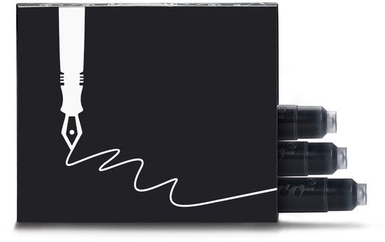 Kaweco - Fountain Pen - Sport Aluminium Grey - Breed - Met extra doosje inktpatronen