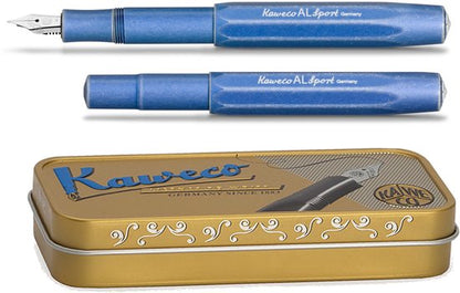 Kaweco - Vulpen - Sport Aluminium "Stone Washed" Blue - Medium