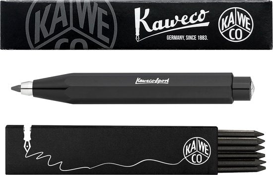 Kaweco - Vulpotlood 3,2 - Skyline Sport - Zwart - Met doosje vullingen