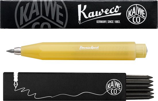 Kaweco - Vulpotlood 3,2 - Frosted Sport - Sweet Banana - Met doosje vullingen