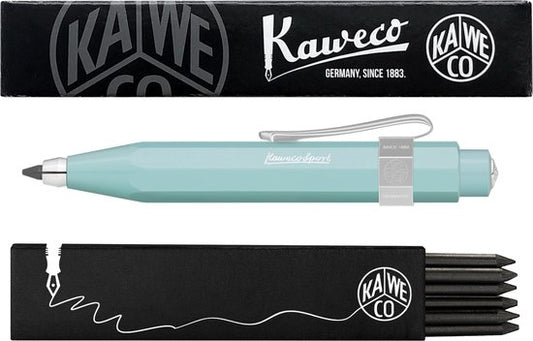 Kaweco - Vulpotlood 3,2 - Skyline Sport - Nostalgic Octagonal Clip Chrome - Mint - Met doosje vullingen