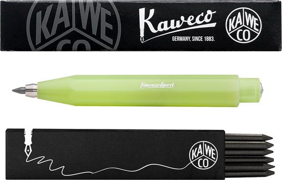 Kaweco - Vulpotlood 3,2 - Frosted Sport - Fine Lime - Met doosje vullingen