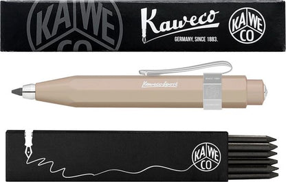 Kaweco - Vulpotlood 3,2 - Skyline Sport - Nostalgic Octagonal Clip Chrome - Macchiato (Bruin) - Met doosje vullingen
