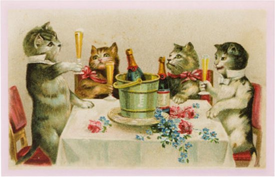 Nostalgische kerstkaarten - 9 stuks - Klassieke Vintage afbeeldingen - Winter - Sneeuw - Feestelijk - Jaarwisseling - Oude Brocante kerstkaarten