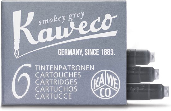 Kaweco Vulpen vullingen 5 doosjes, 3x Bruin, 2x Grijs