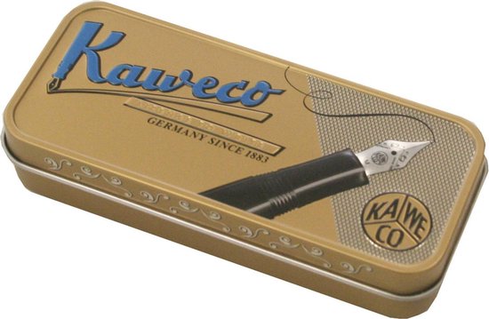 Kaweco AL Sport Stone Washed Blue 1 Vulpen in blikje met vullingen - ExtraFine
