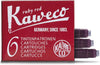 Kaweco Vulpen vullingen 5 doosjes Rood, Ruby Red