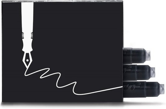 Kaweco - CLASSIC SPORT ZWART Fountain Pen - Extra Fine - Oktogonal Clip Vergoldet - Doosje Vullingen