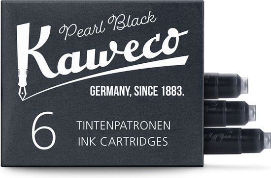 Kaweco - ART SPORT VULPEN - Hickory Brown - bruin-zwart- Fine - Met extra doosje zwarte vullingen