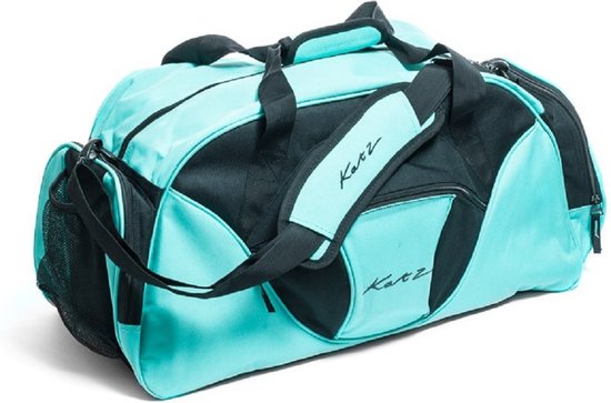 Katz - Sporttas - Turkoise Zwart - Ballettas - Groot - Meisjes - Dames - 30x55x26cm