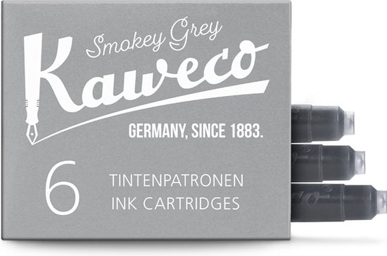 Kaweco - Vulpen vullingen - 4 doosjes - Grijs - Smokey Grey