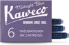 Kaweco - Vulpen vullingen - 4 doosjes - Midnight Blue, Blauw-Zwart