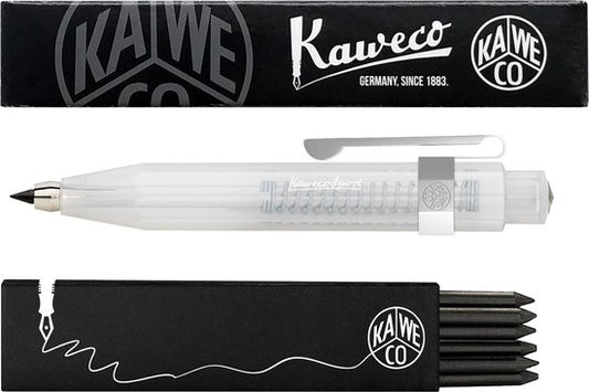 Kaweco - Vulpotlood 3,2 - Frosted Sport - Oktogonal Clip Chrome - Coconut (Natural) - Met doosje vullingen