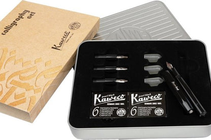 Kaweco Kalligrafie Cadeaudoos met Set Zwart - Large