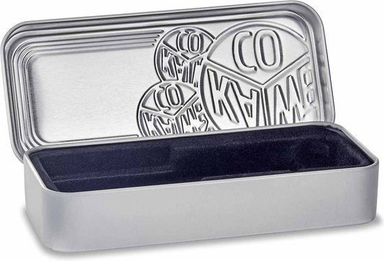 Kaweco - ART SPORT VULPEN - Mineral White - wit-chrome - Breed - Met extra doosje blauwe vullingen