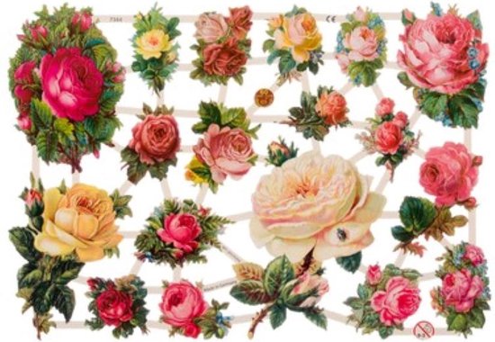 Poëzieplaatjes - 6 vellen - Vlinders, Bloemen en Vogels. - 2 - Leuk voor o.a. Poëziealbum, bulletjournal, scrapbooking en het maken van kaarten