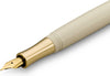 Kaweco - Vulpen - Kaweco STUDENT Fountain Pen 30’s Blues - Rood Ivory - Met extra doosje vullingen - Extra Breed