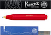Kaweco - Balpen - Classic Sport - Rood - Met doosje Balpenvullingen MEDIUM Blauw