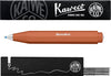 Kaweco - Balpen - Skyline Sport - Fox (Roodbruin) - Met doosje Balpenvullingen MEDIUM Zwart
