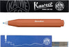 Kaweco - Balpen - Skyline Sport - Fox (Roodbruin) - Met doosje Balpenvullingen MEDIUM Blauw