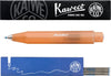 Kaweco - Balpen - Frosted Sport - Soft Mandarin - Met doosje Balpenvullingen MEDIUM Blauw