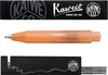 Kaweco - Balpen - Frosted Sport - Soft Mandarin - Met doosje Balpenvullingen MEDIUM Zwart