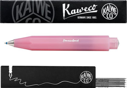Kaweco - Balpen - Frosted Sport - Blush Pitaya - Met doosje Balpenvullingen MEDIUM Zwart
