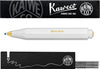 Kaweco - Balpen - Classic Sport - Wit - Met doosje Balpenvullingen MEDIUM Zwart