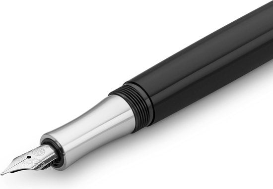 Kaweco Cadeauset Vulpen Student Zwart in vintage blikje met vullingen - Breed