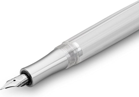Kaweco - STUDENT - Fountain Pen - Clear Transparent - met extra doosje zwarte vullingen - (F) Fine (1 vulpen)