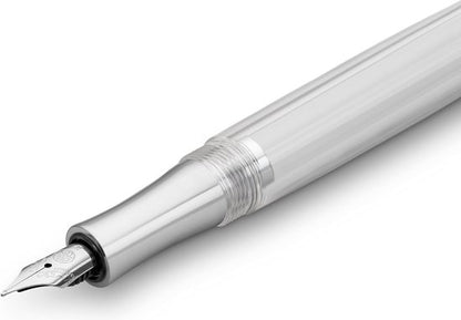 Kaweco - STUDENT - Fountain Pen - Clear Transparent - met extra doosje zwarte vullingen - (F) Fine (1 vulpen)