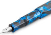 Kaweco - ART SPORT VULPEN - Pebble Blue - zwart-blauw - Fine - Met extra doosje blauwe vullingen