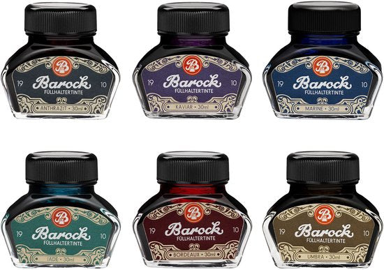 Octopus - Barok - Vulpeninkt - Schrijfinkt - Bordeaux - 30ml - Met Converter