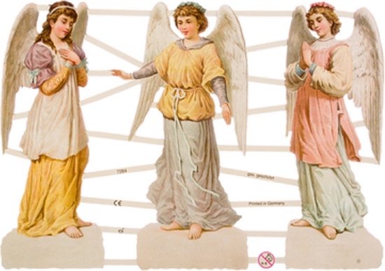 Poëzieplaatjes - 6 vellen - plaatjes - hobby - creatief - decoupage - knutselen - scrapboek met Katten - Vogels - Honden - Bloemen - Kikkers - Engelen