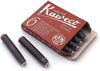 Kaweco Vulpen vullingen Rood, Ruby Red, 6 doosjes