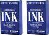 Platinum - Vulpeninkt - 2 doosjes patronen - Blauw - 2x 10