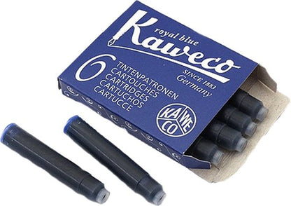 Kaweco Vulpen vullingen Blauw, Royal Blue, 10 doosjes